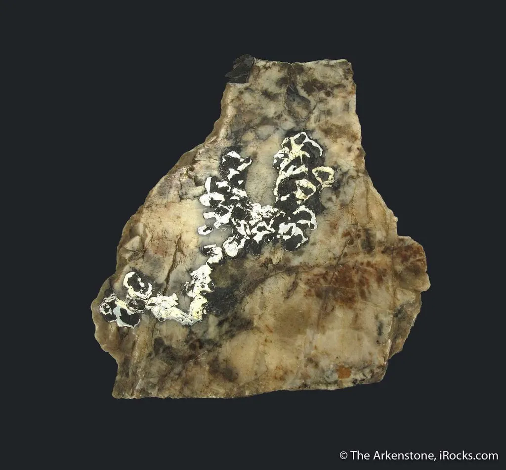 Native Antimony in Calcite image