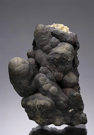 NATIVE Arsenic on Pyrargyrite