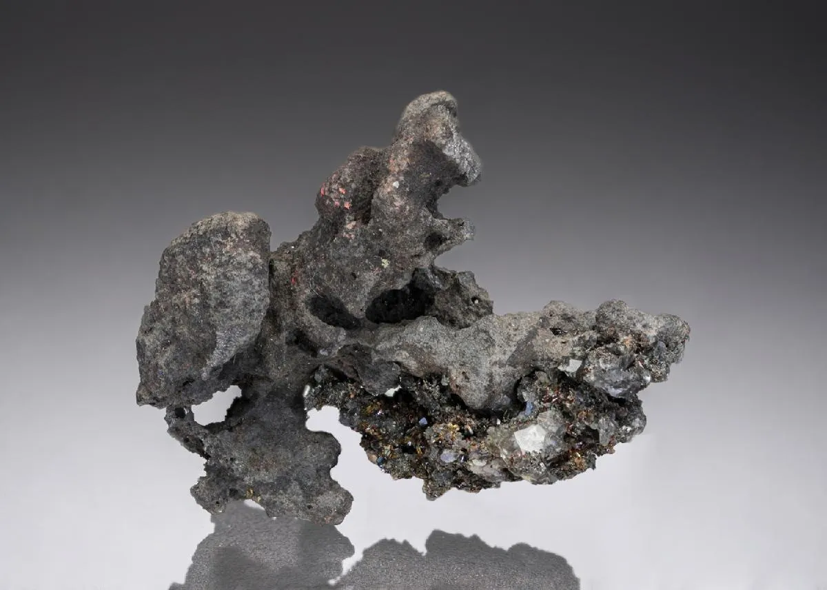 NATIVE Arsenic with Calcite and Proustite - image 1