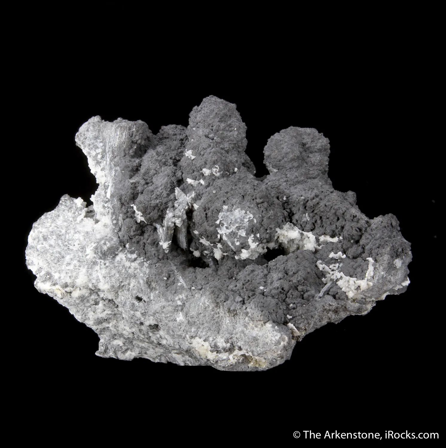 Native Arsenic with Stibnite and Calcite - image 4