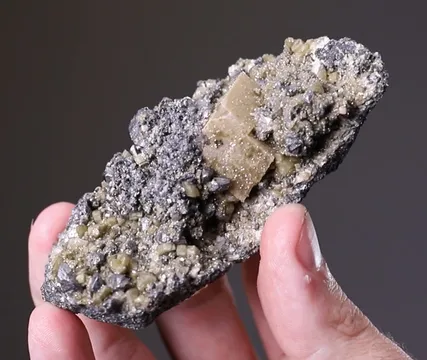 NATIVE Bismuth with Dolomite