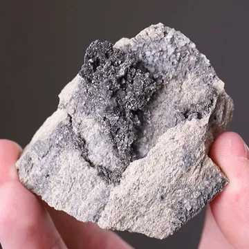 NATIVE Bismuth with Safflorite