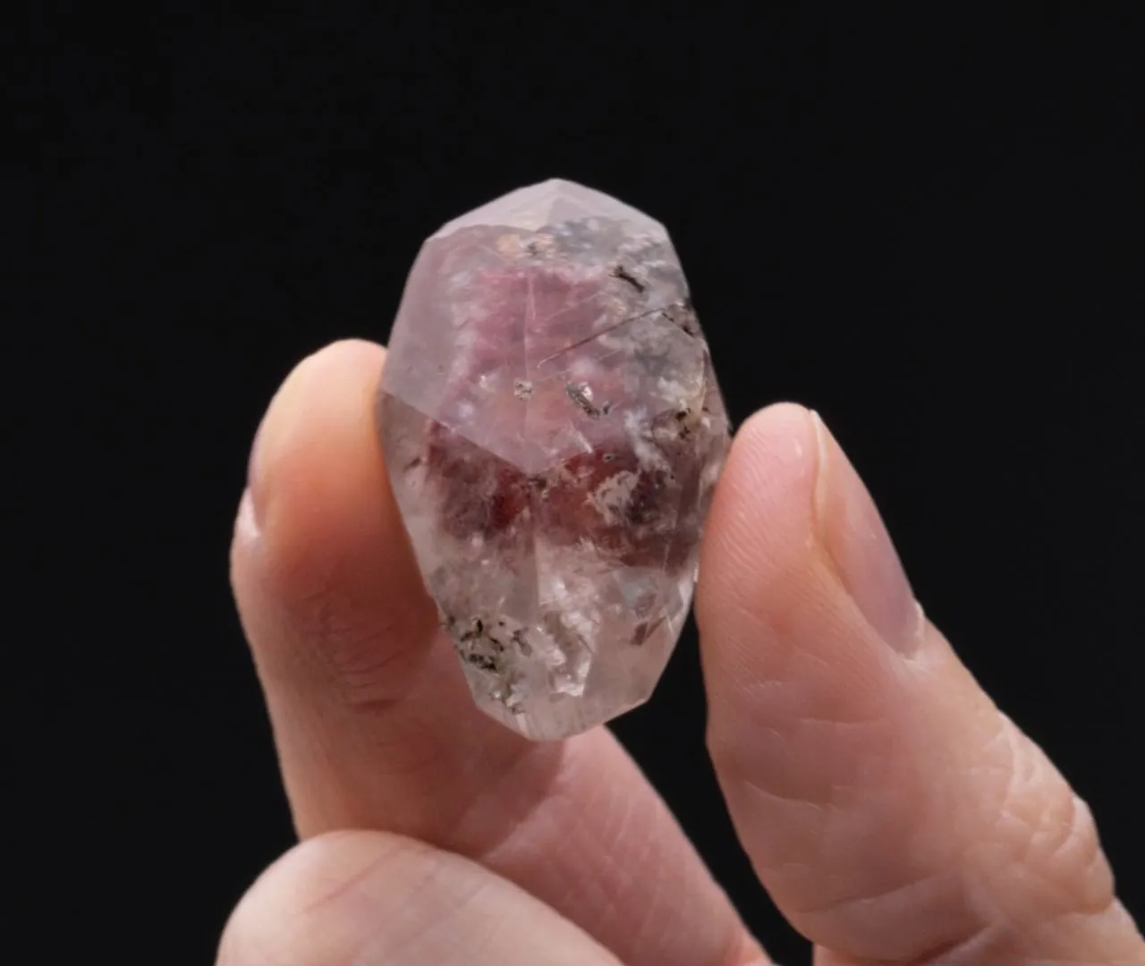 NATIVE Copper and Chalcotrichite in Calcite - image 2