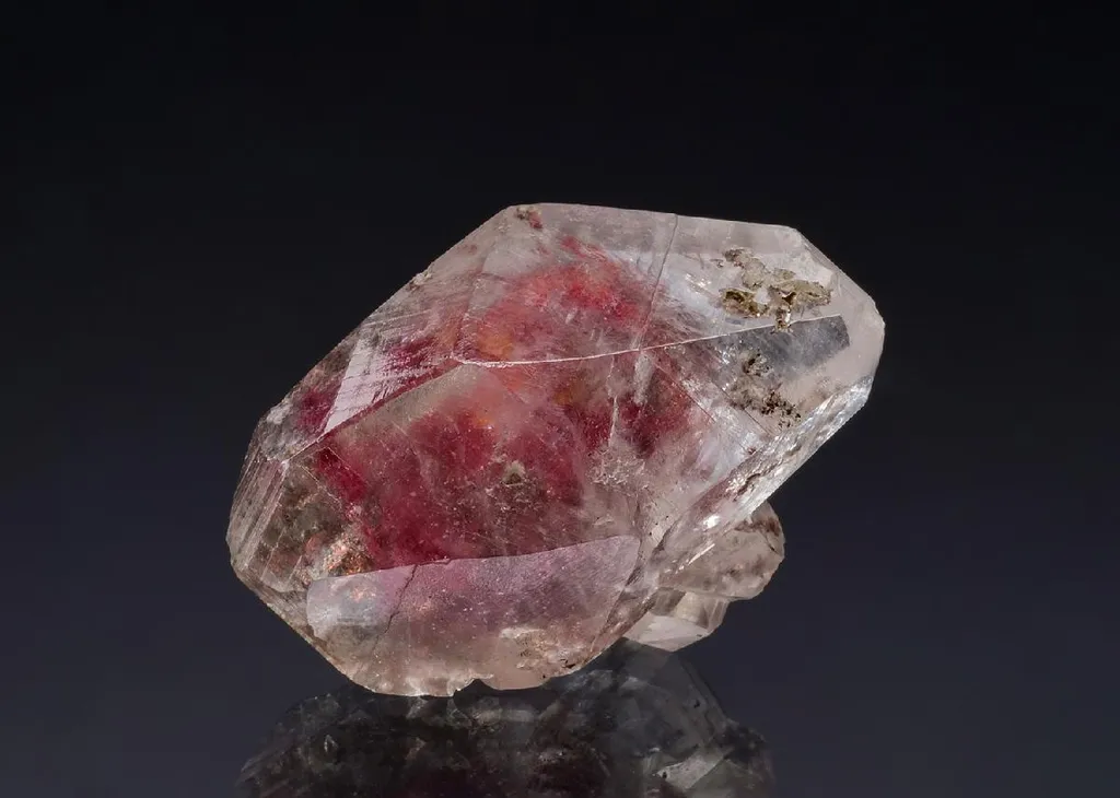 NATIVE Copper and Chalcotrichite in Calcite image