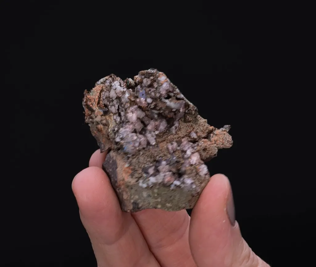 NATIVE Copper in Calcite - image 2