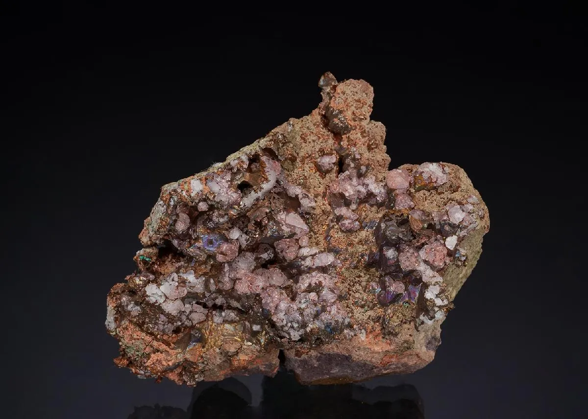 NATIVE COPPER in CALCITE - image 1