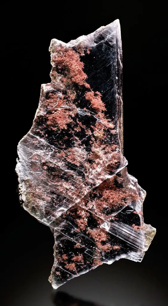 Native Copper in Selenite Gypsum image