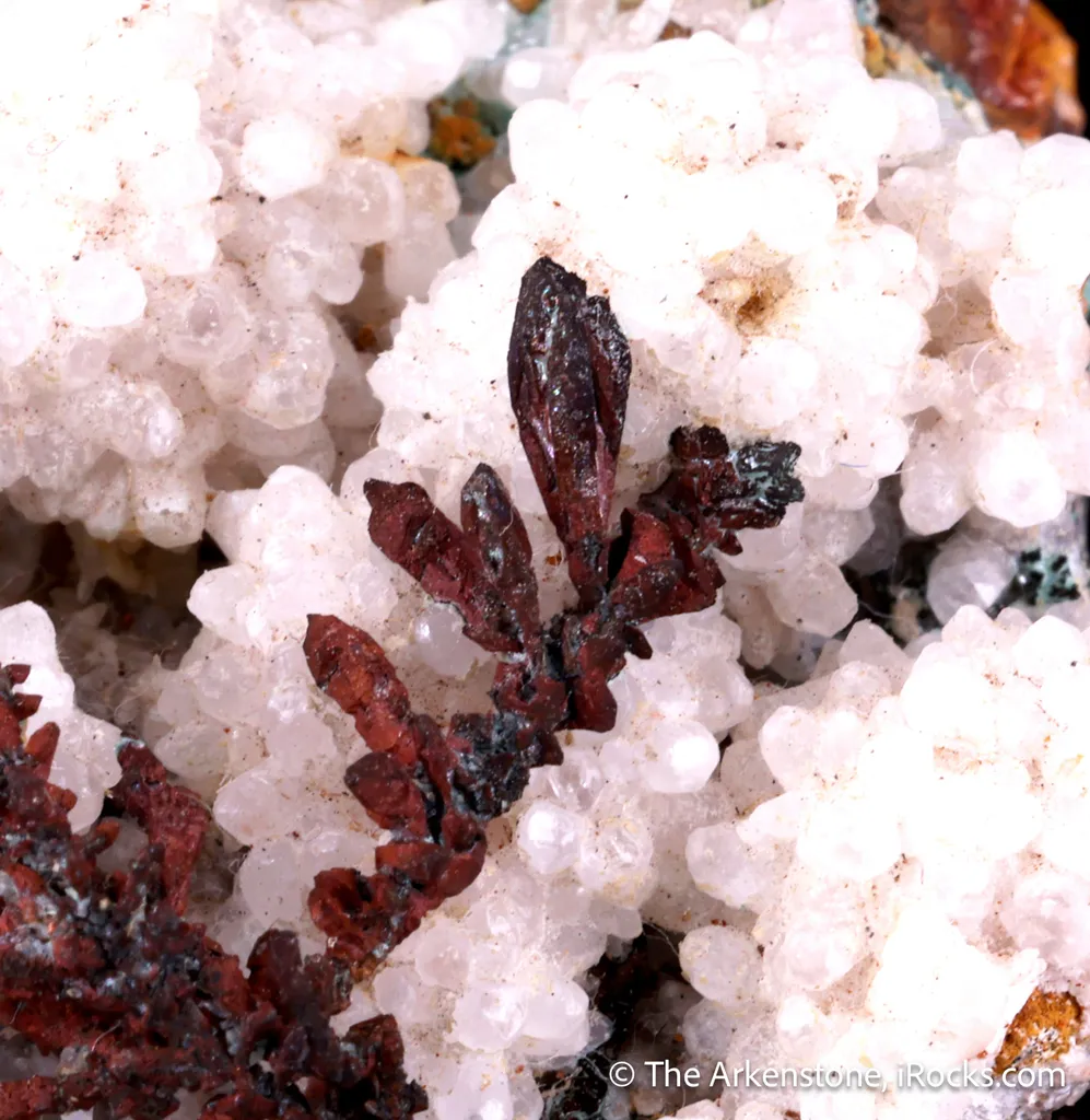 Native Copper on Calcite - image 3