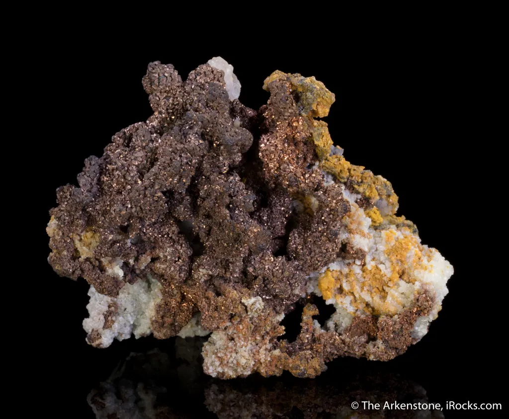 Native Copper on Smithsonite (circa 1900) - image 4