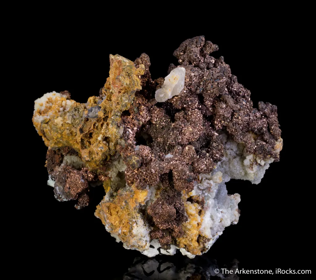 Native Copper on Smithsonite (circa 1900) - image 3