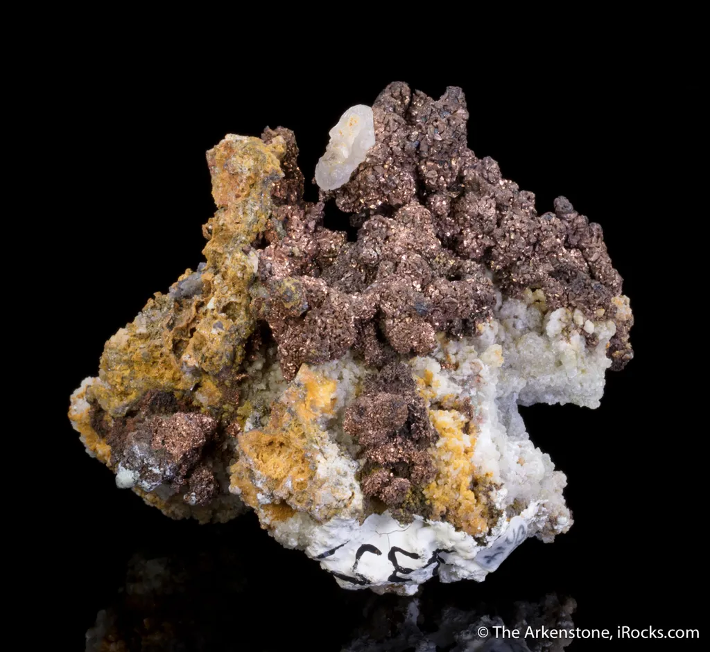 Native Copper on Smithsonite (circa 1900) - image 2
