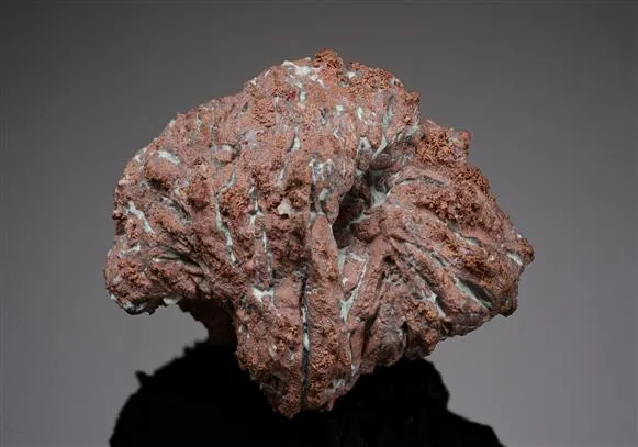 NATIVE Copper Rose pseudomorph Azurite - image 1