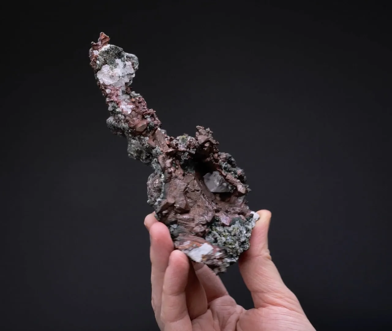 NATIVE Copper with Calcite - image 2