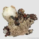 Native Copper with cubic XLS and Analcime - image 3