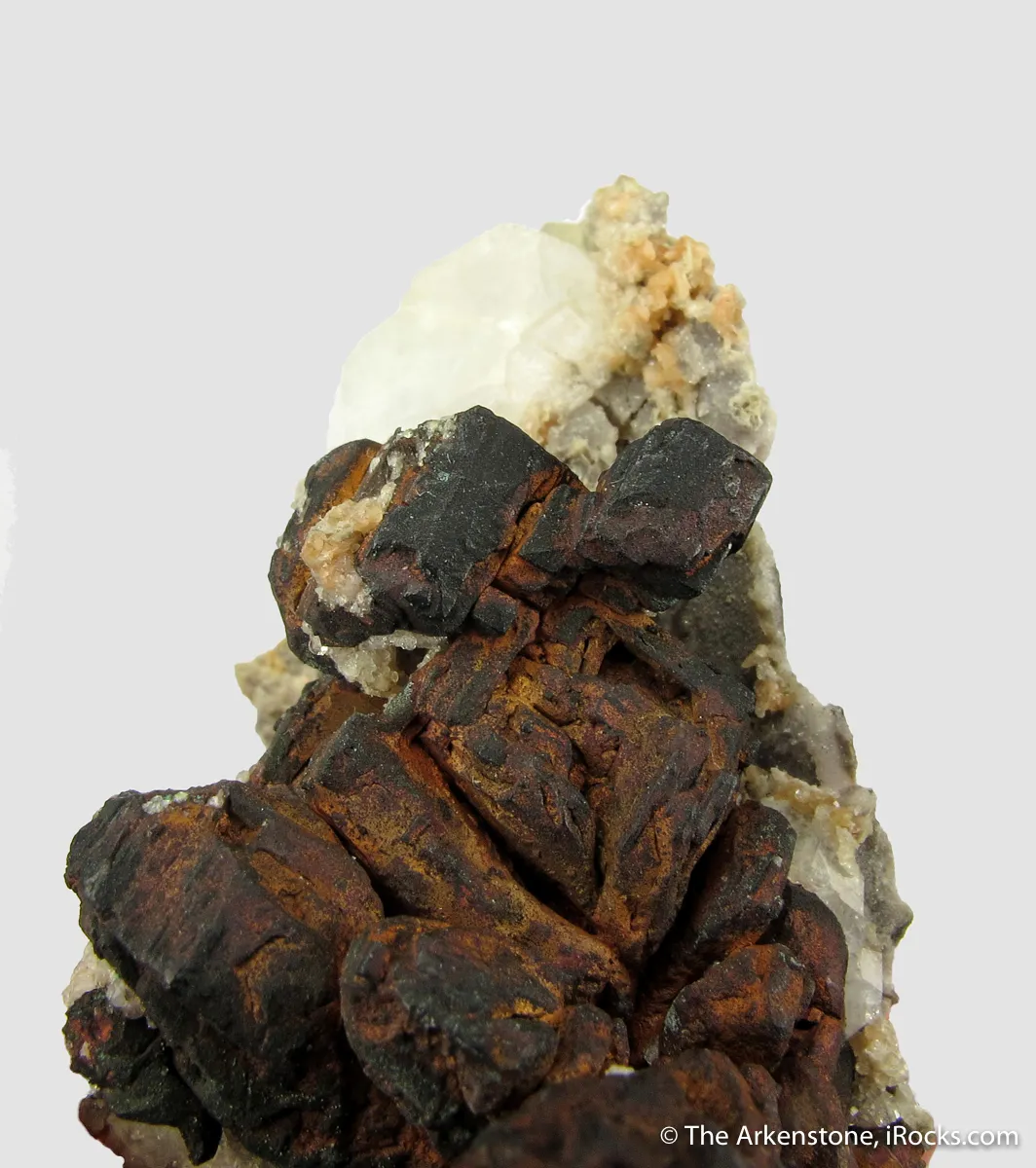 Native Copper with cubic XLS and Analcime - image 8
