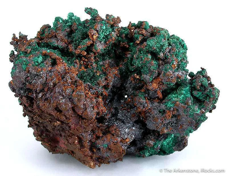 Native Copper With Cuprite and Malachite image