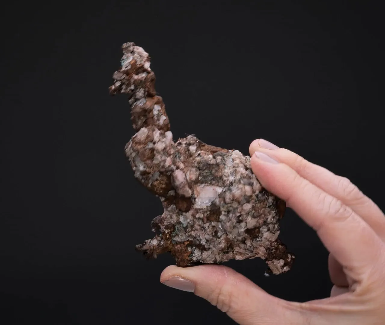 NATIVE Copper with Datolite - image 2