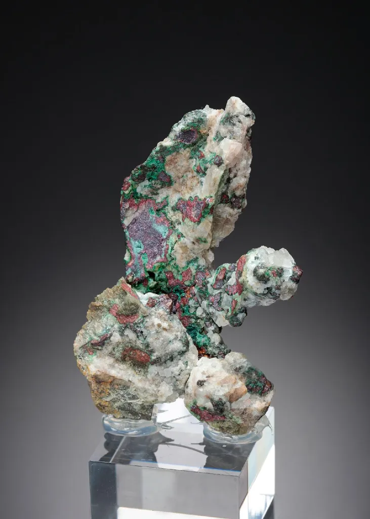 NATIVE Copper with Malachite and Cuprite image
