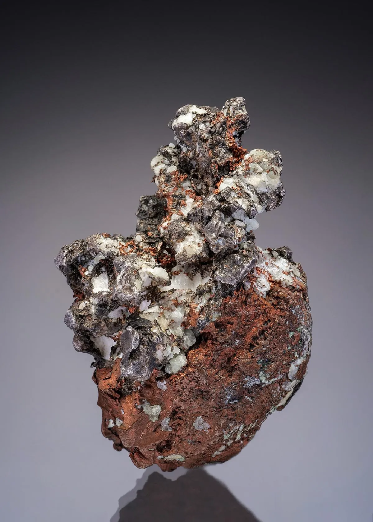 NATIVE Copper with NATIVE Silver - image 1