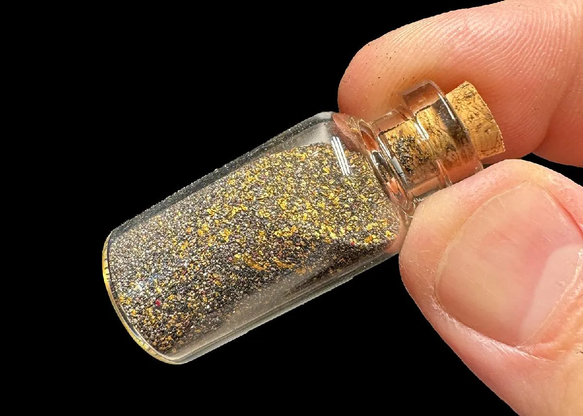 NATIVE Gold in phial - image 1