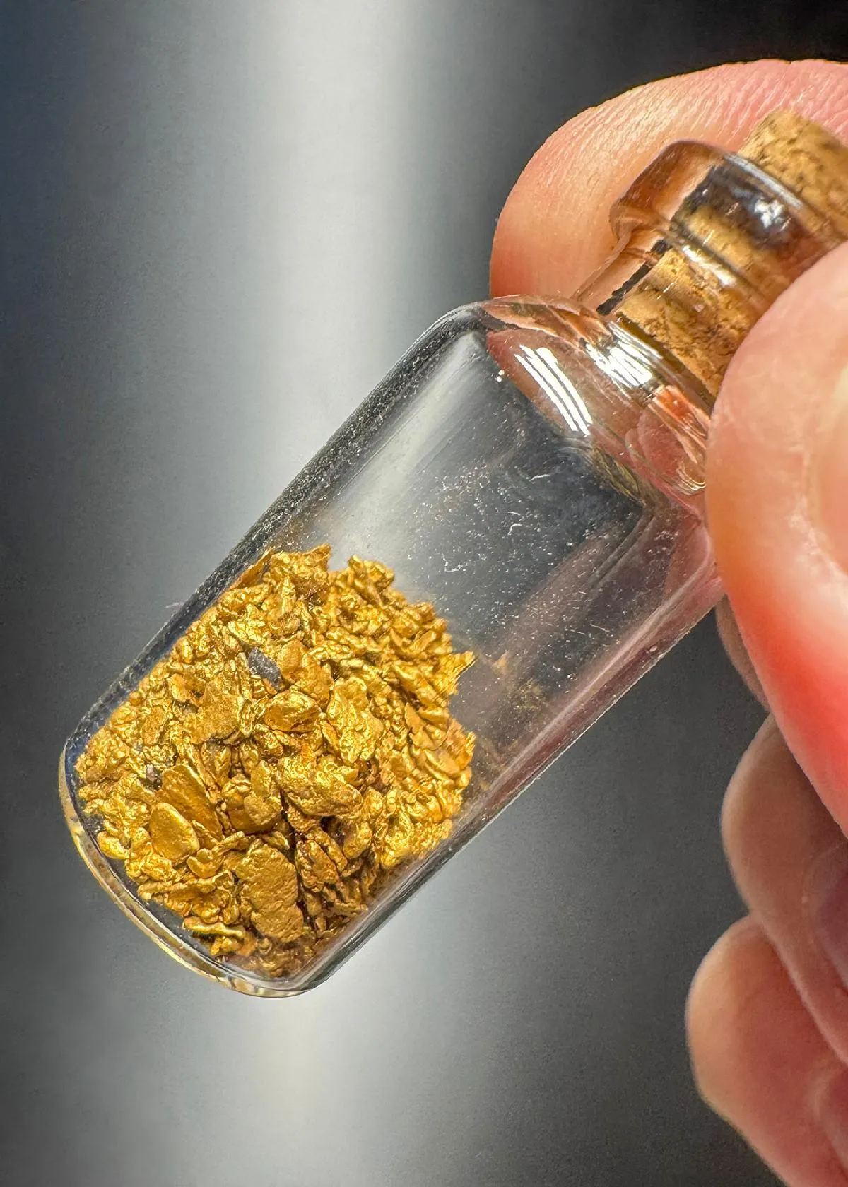 NATIVE Gold in phial - image 1