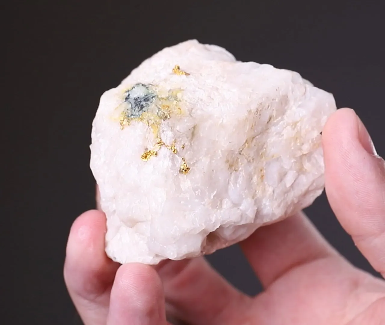NATIVE Gold in Quartz - image 2