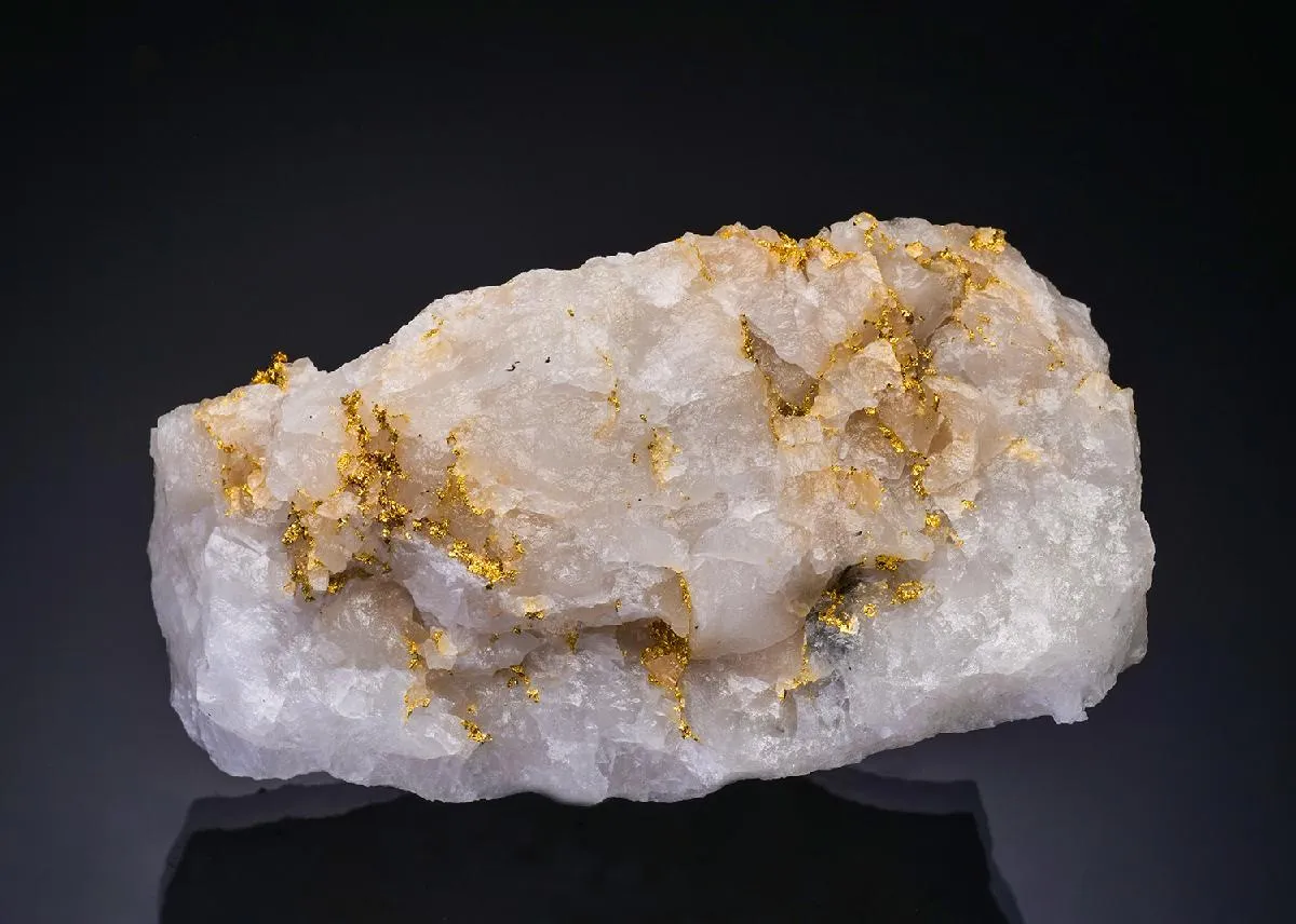 NATIVE Gold in Quartz - image 1