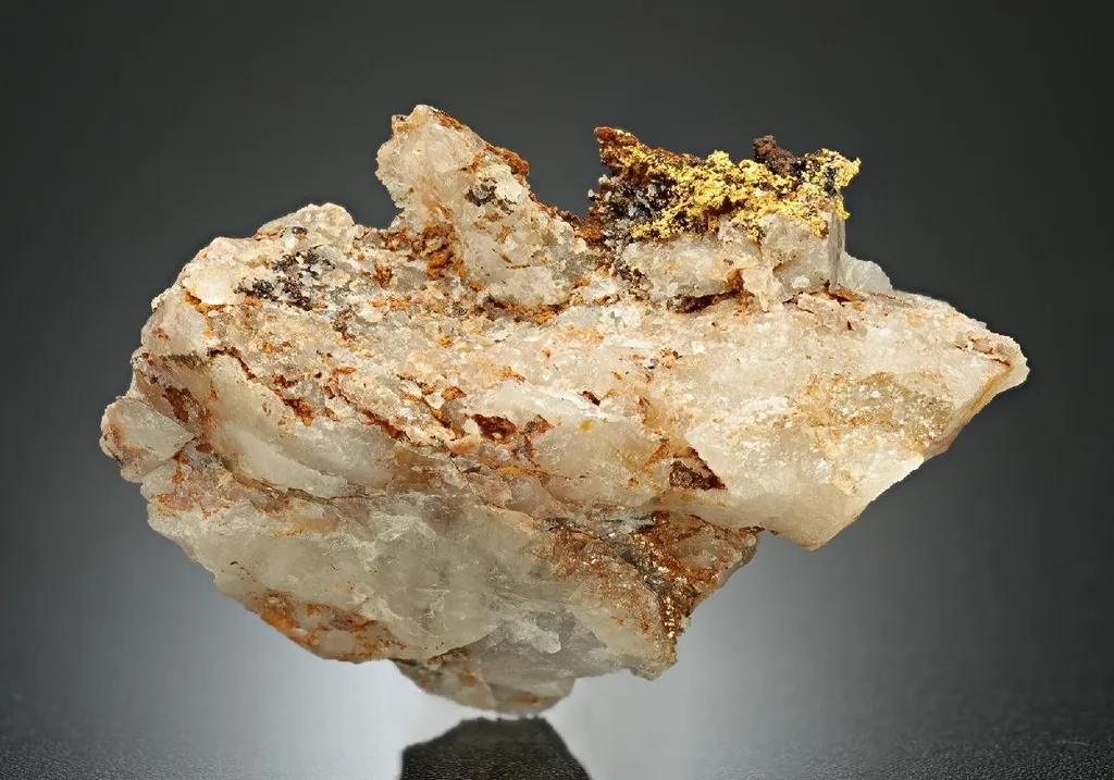 NATIVE Gold in Quartz image
