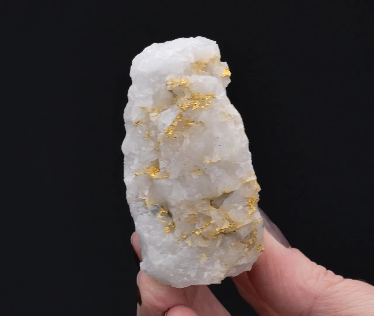 NATIVE Gold in Quartz - image 2