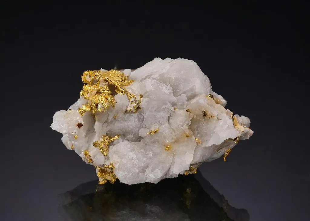 Native Gold in Quartz image