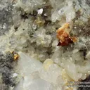 Native Gold in Quartz Vein with Scheelite, Dolomite, Pyrrhotite, and Arsenopyrite - image 2