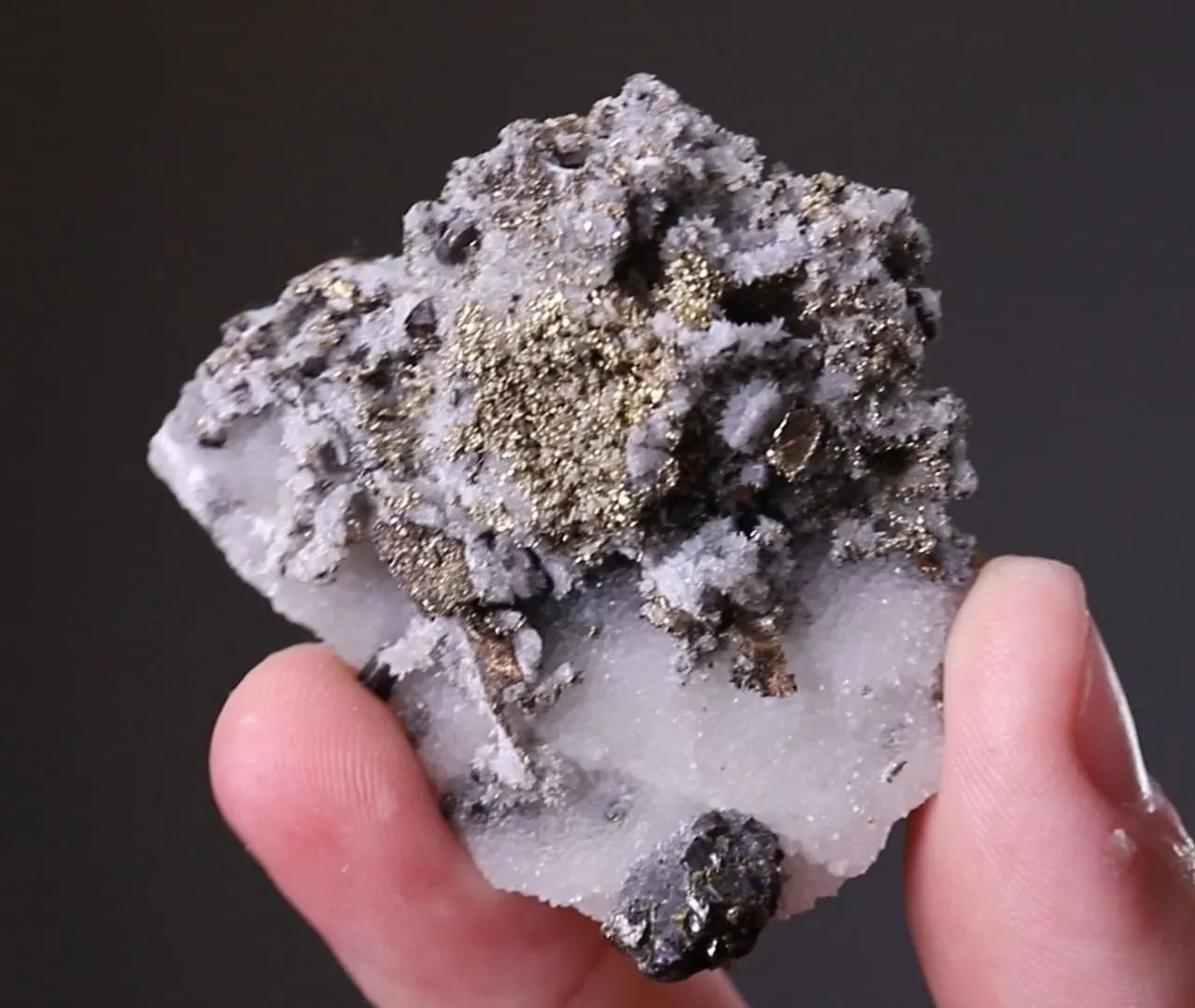 NATIVE Gold with Sphalerite - image 2