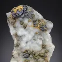 NATIVE Gold with Sphalerite Pyrite and Chalcopyrite - image 1