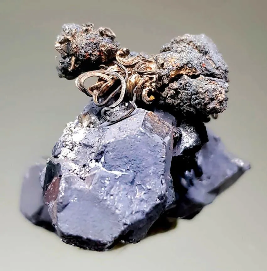 Native Silver, Galena - image 1