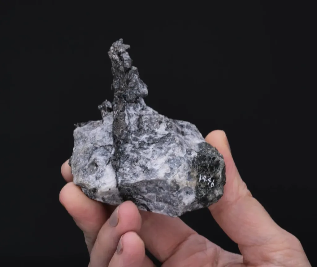 Native Silver in Calcite - image 2