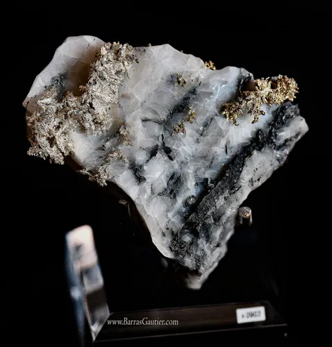 Native Silver on Calcite - image 2