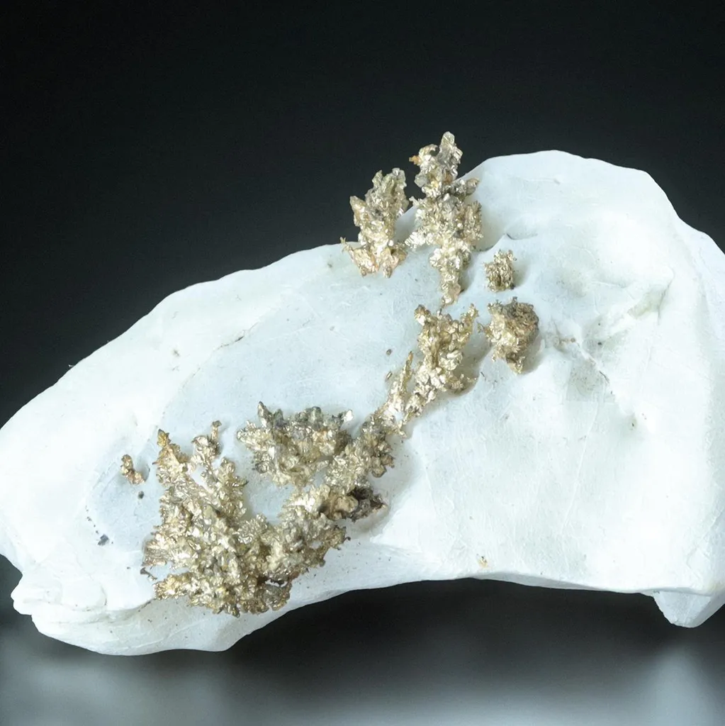 Native Silver on Calcite - image 2