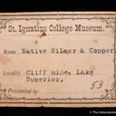 Native Silver on Copper with Epidote (mid-1800's) - image 5