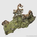 Native Silver on Copper with Epidote (mid-1800's) - image 4