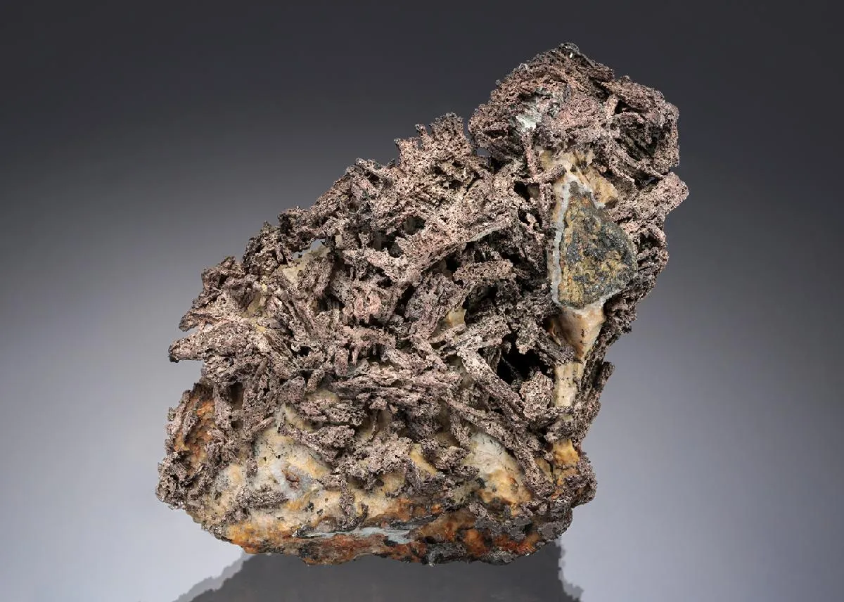 NATIVE Silver ps. after Dyscrasite - image 1