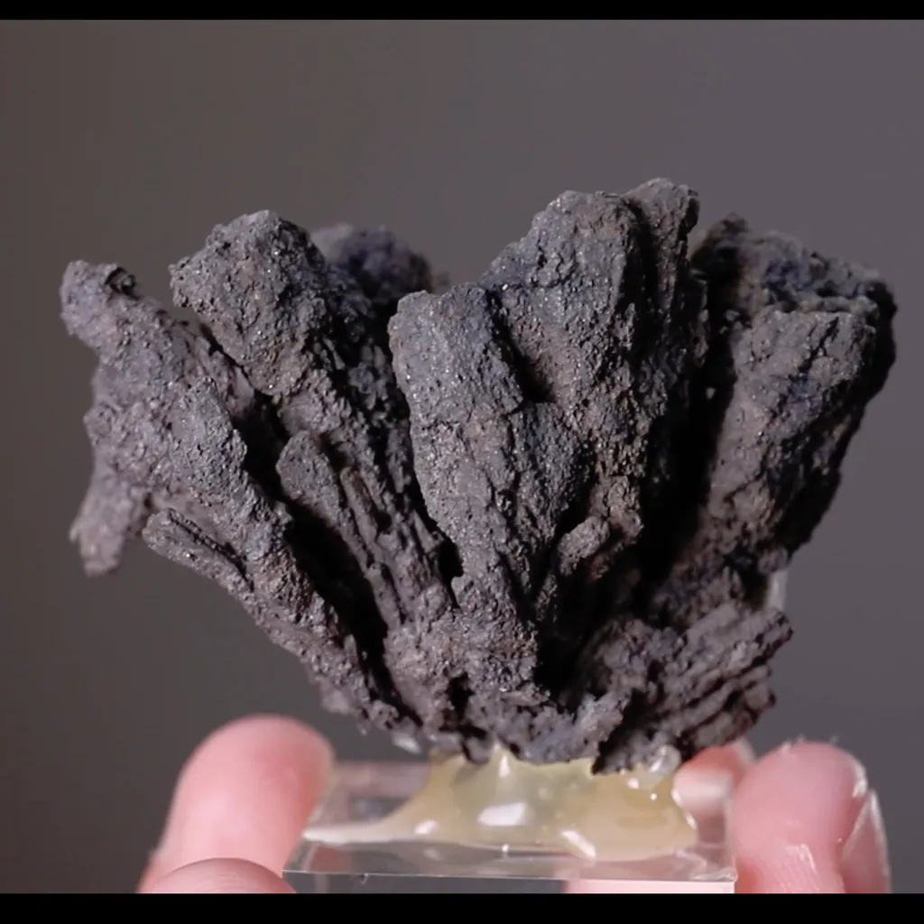 NATIVE Silver ps. after Pyrargyrite - image 2