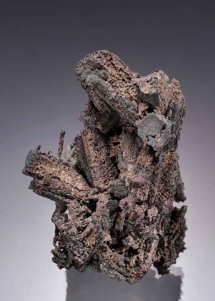 NATIVE Silver ps. after Pyrargyrite