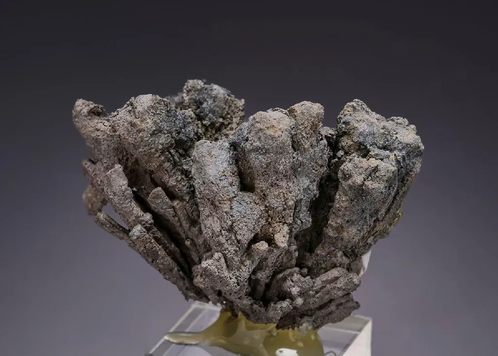 NATIVE Silver ps. after Pyrargyrite