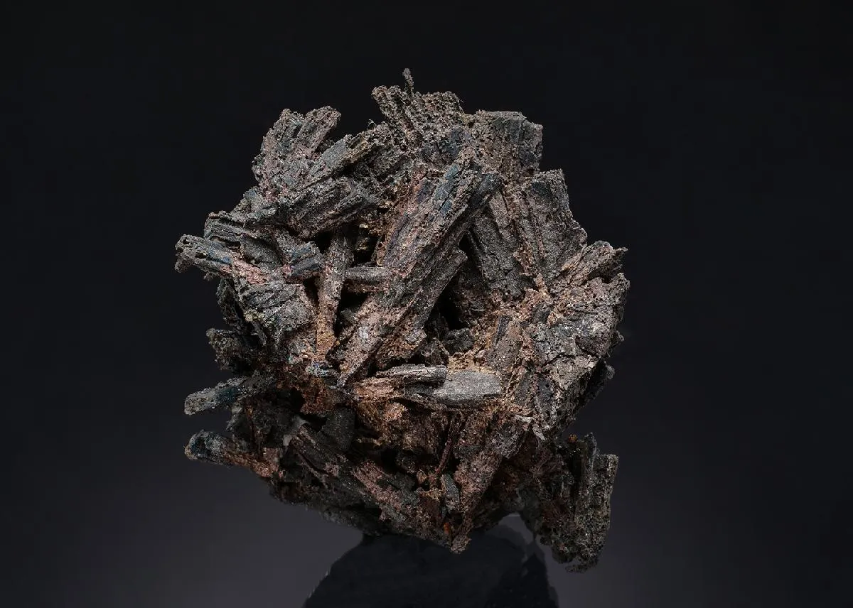 NATIVE Silver ps. after Pyrargyrite - image 1