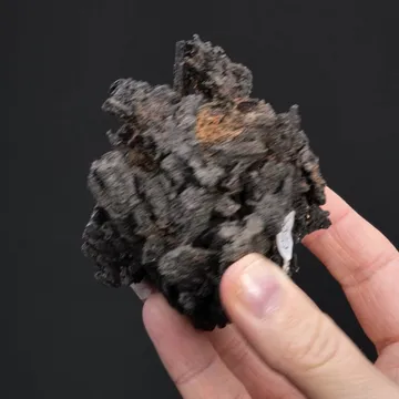 NATIVE Silver ps. after Pyrargyrite with Stephanite