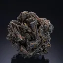 NATIVE Silver ps. after Pyrargyrite with Stephanite - image 1