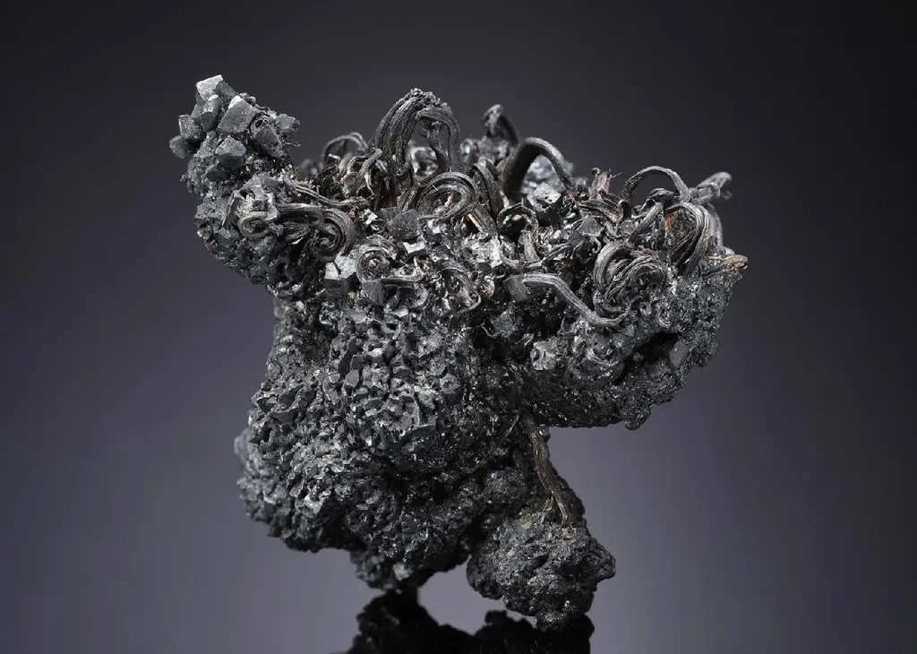 NATIVE Silver with Argentite image