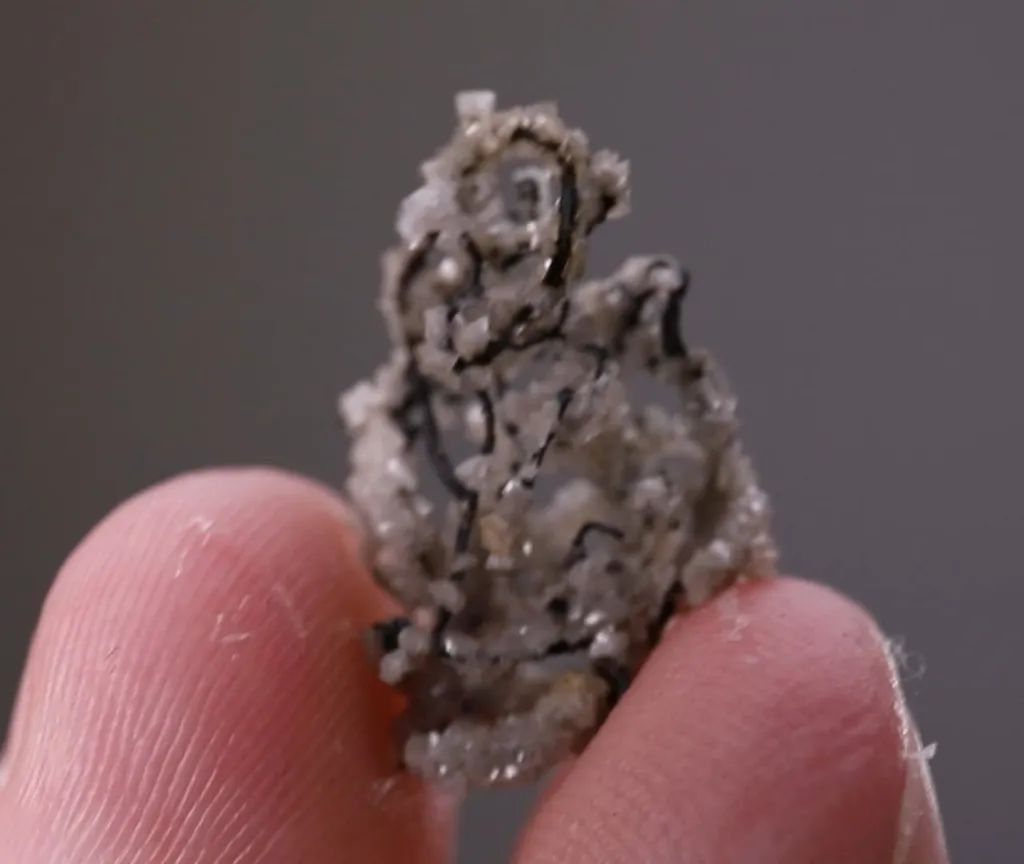 NATIVE Silver with Calcite - image 2