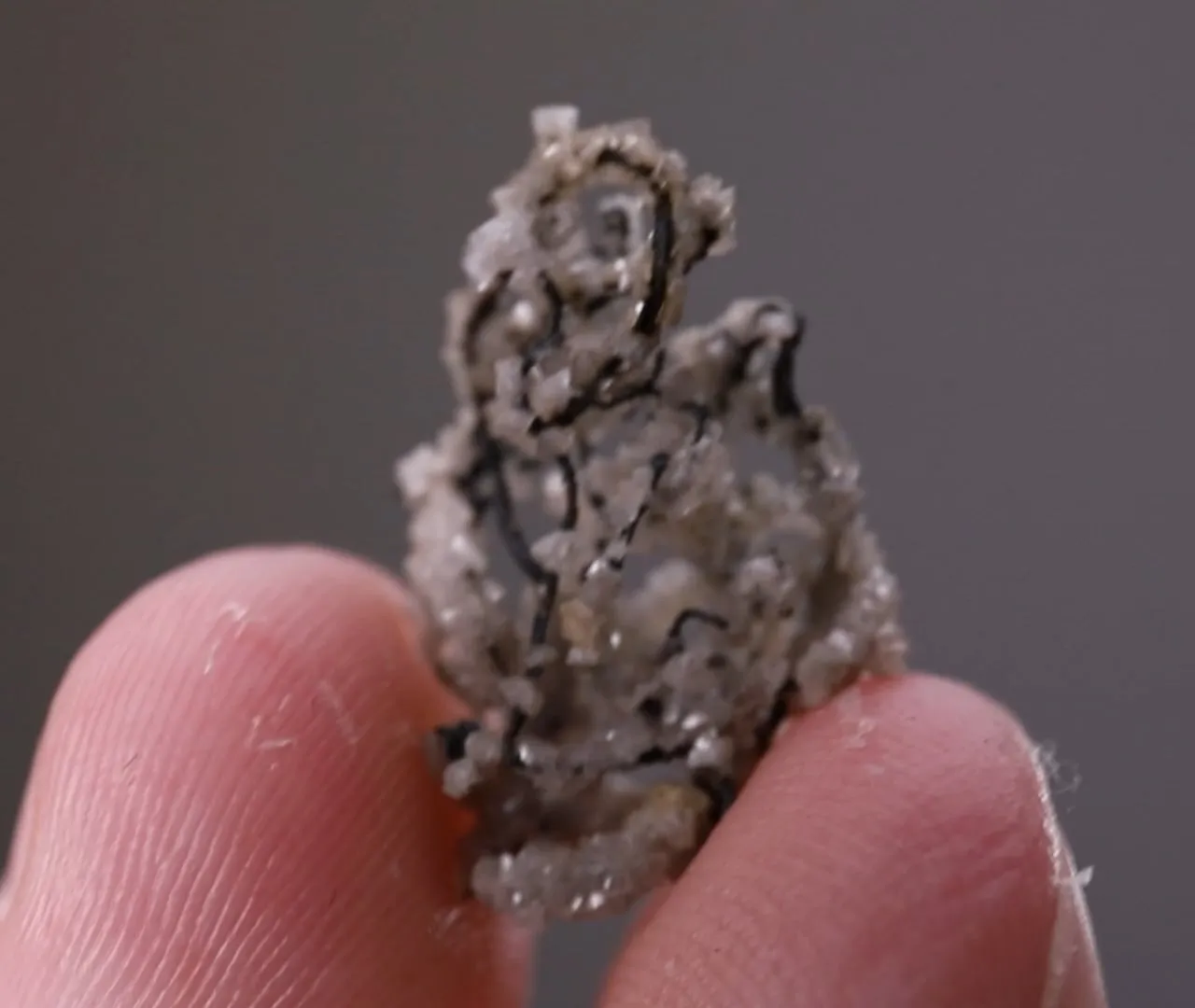 NATIVE Silver with Calcite - image 2