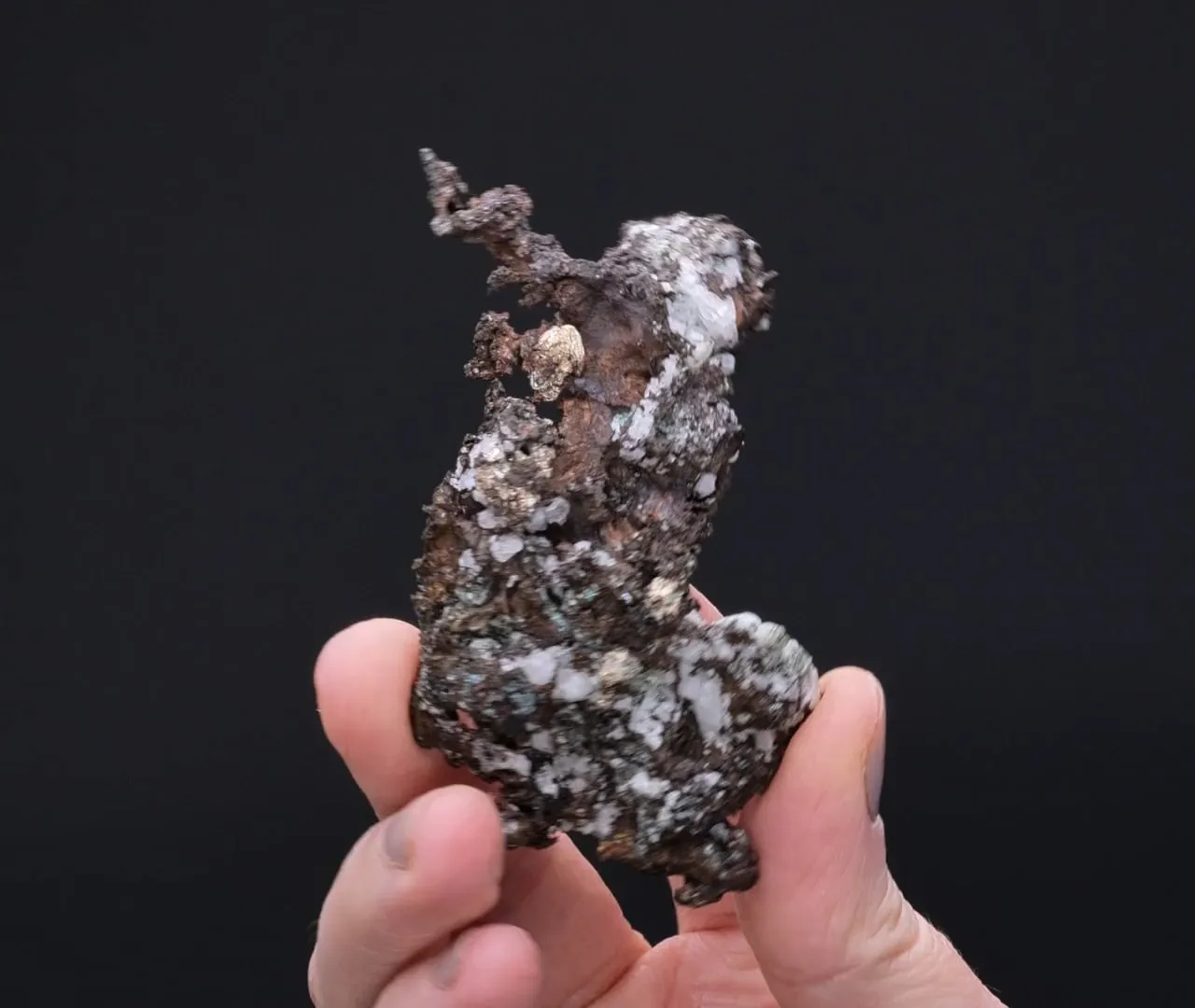 Native Silver with Native Copper - image 2